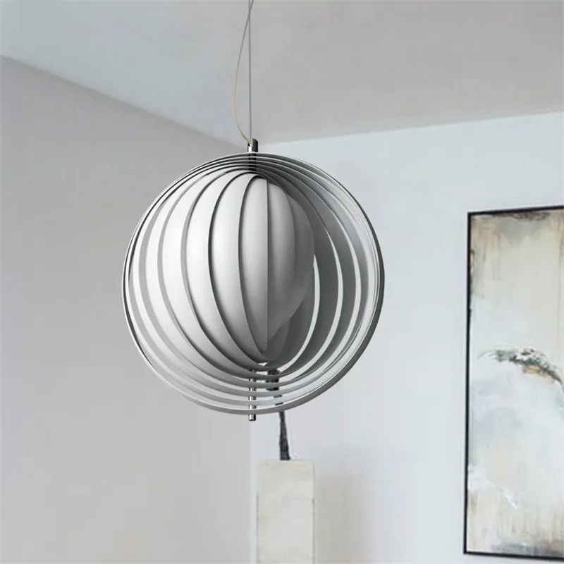 Современный Железный подвесной светильник Луна американские деревенские Ретро