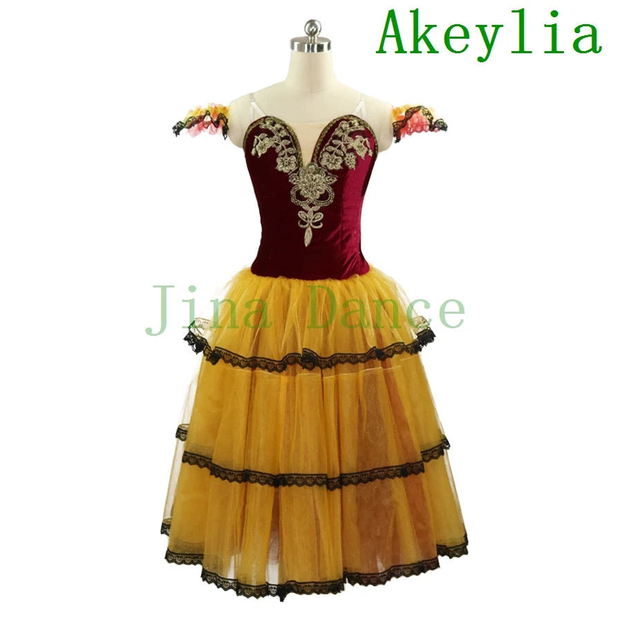 Балетная юбка для взрослых длинная балетная бордового цвета вельветовое