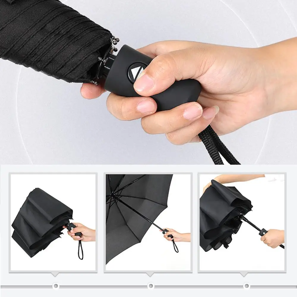 Складной зонт автомат для женщин и мужчин большие ветронепроницаемые