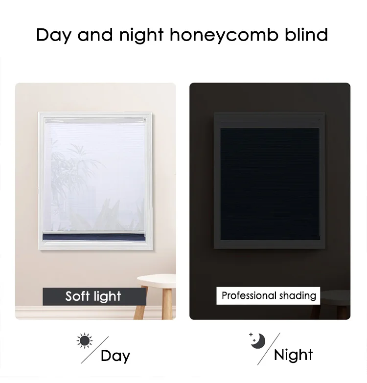 SUNFREE двойные сотовые жалюзи затемняющие дневные и ночные шторы для окон с