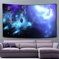 nature art moon tapestry mountain galaxy starry sky hanging wall tapestries psychedelic carpet wall blanket rug tapiz landscape