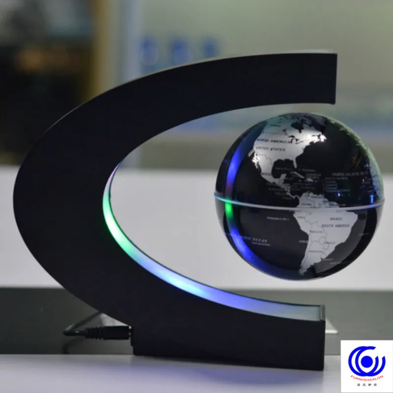 Магнитная левитация плавающая карта мира Анти гравитационный земной шар