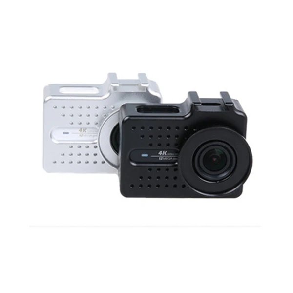 Action Camera Aluminum alloy Protective Shockproof Frame Case Shell + UV Protector Lens Cap Cover for Xiaomi Yi 2 4K Accessories |