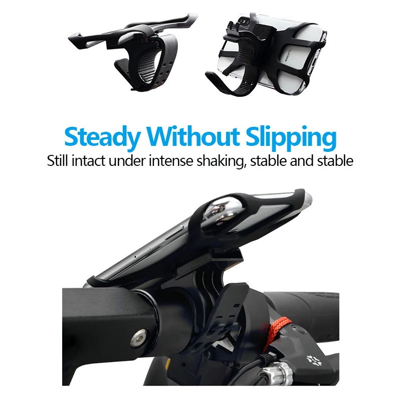 

Silicone Bicycle Phone Holder Stand Bike Motorcycle Handlebar Navigation Bracket Bicycle Mobile Phone Rack