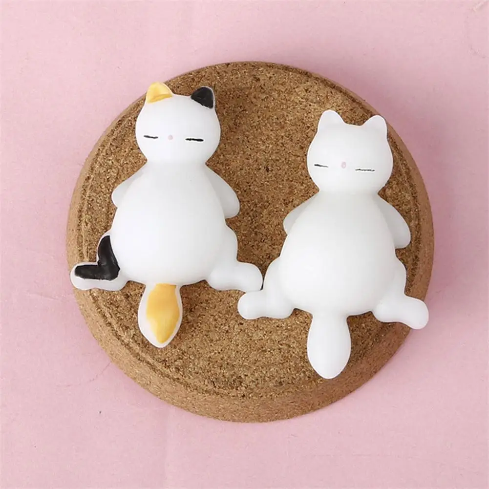 

Fun Squeeze Toy Healing Decorative Props For Relaxation Cat Squishy Squeezing Toy Creative TPR Toys Stress Relief Vent Ball
