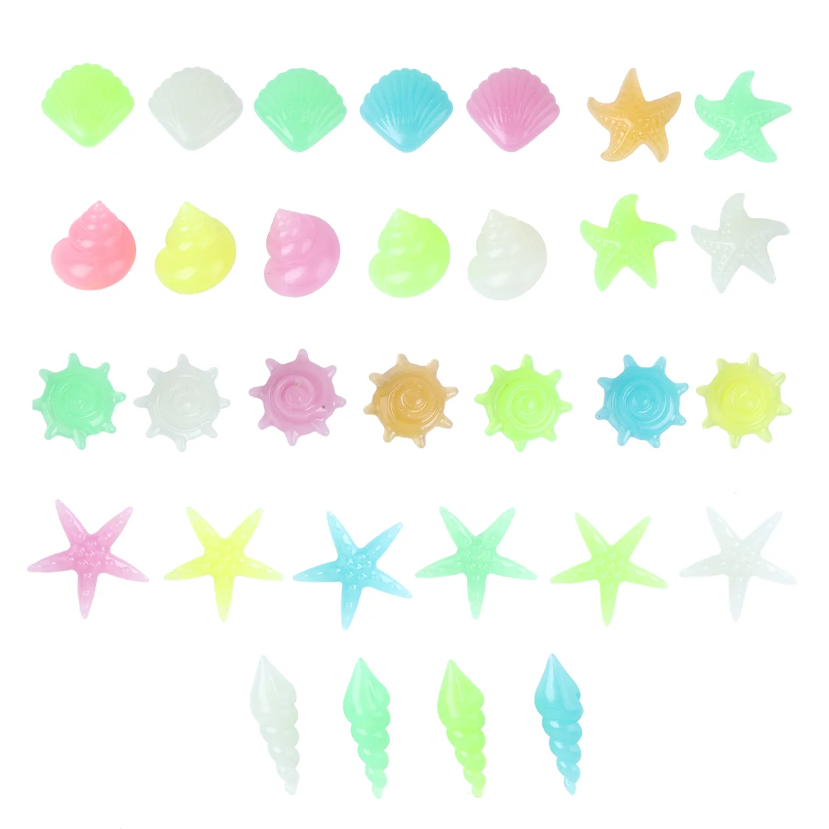 

70 шт. технические гальки, красочные строительные камни, светящиеся подливы для сада, двора, аквариума, рыбы ваза чаша