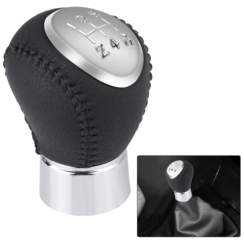 

Manual 5 Speed Shift Knob, Car Auto Gear Shifter Knob Stick Head Lever for Mazda 3 5 6 323 626