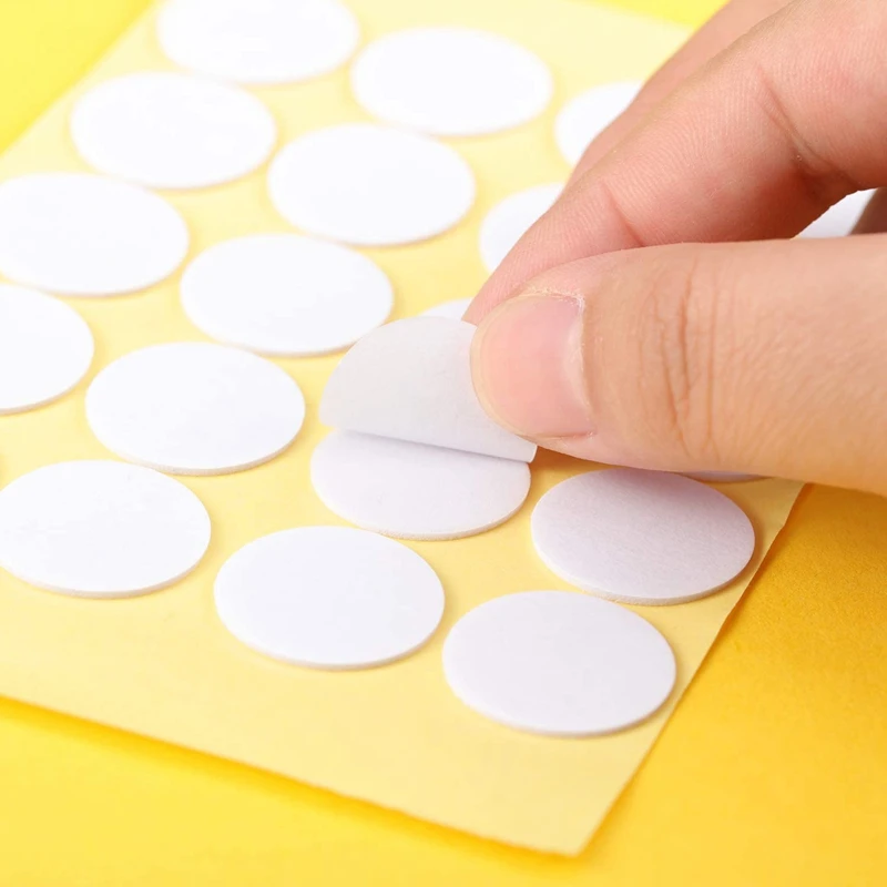 

600 Pieces of Candle Wick Stickers Candle Making Stickers Heat-Resistant Double-Sided Stickers for Candle DIY