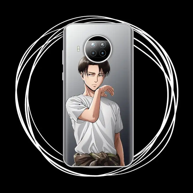 

Hot Anime Attack On Titan Phone Case Transparent for xiaomi redmi note 8 9 9s 11 10t lite pro