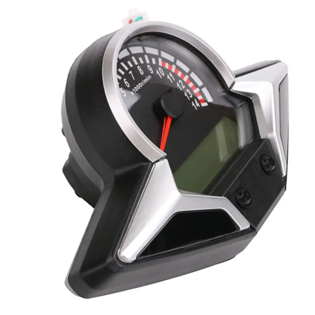 

Универсальный Тахометр для мотоцикла с подсветкой, тахометр, скоростной одометр, индикатор скорости топлива, светодиодная подсветка, нейтр...