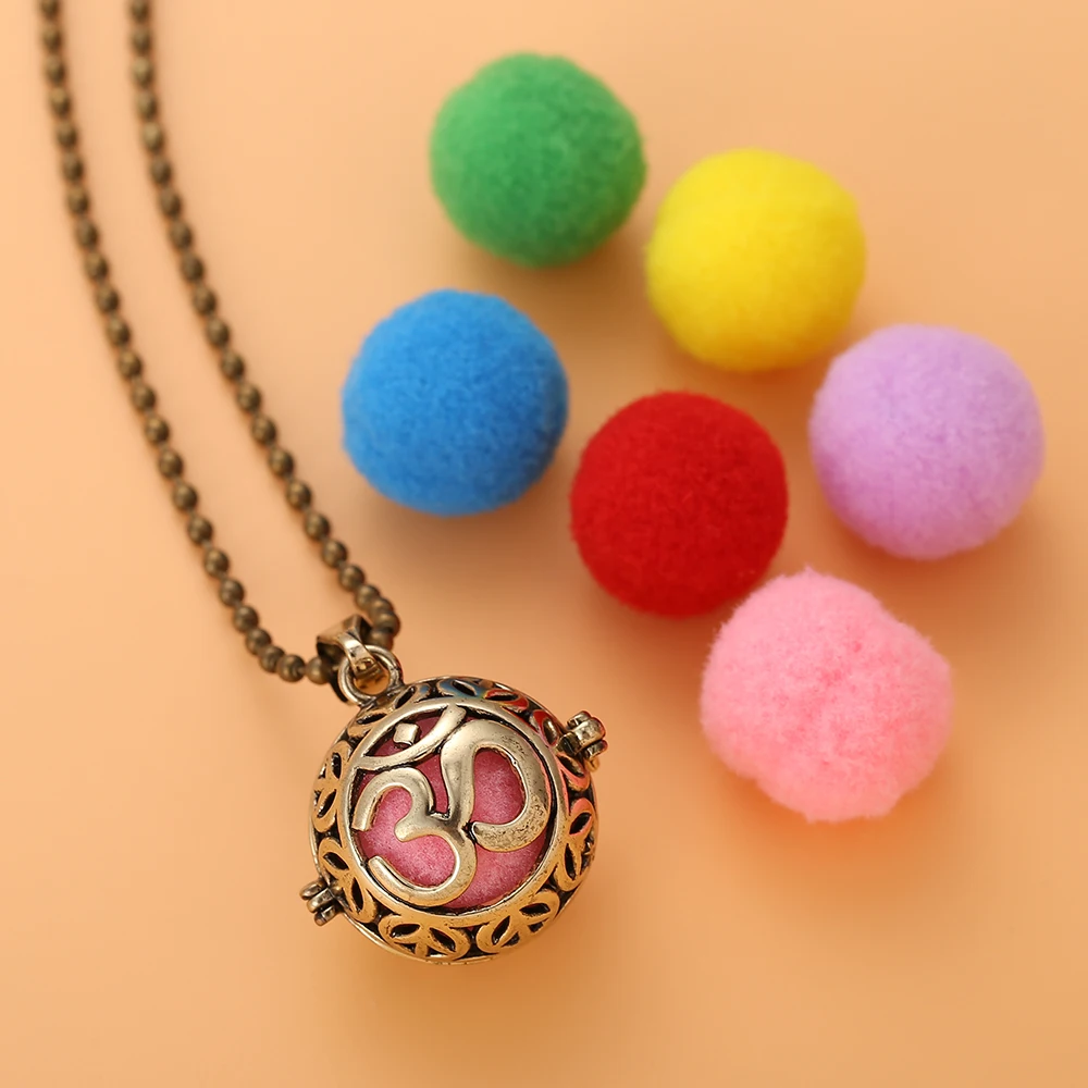 Новинка 2019 ожерелье для ароматерапии винтажный серебристый цветок с диффузором