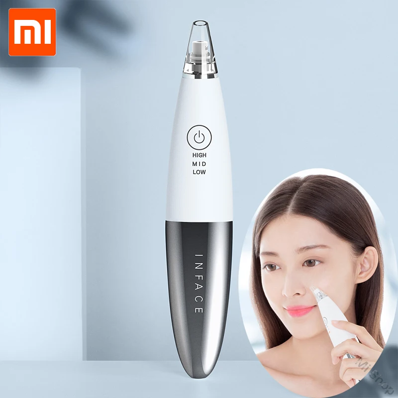 Xiaomi inFace вакуумный отсос для угрей удаления дермабразии для постугревых рубцов пилинг для пор уход за кожей лица ухаживающее косметологическое оборудование