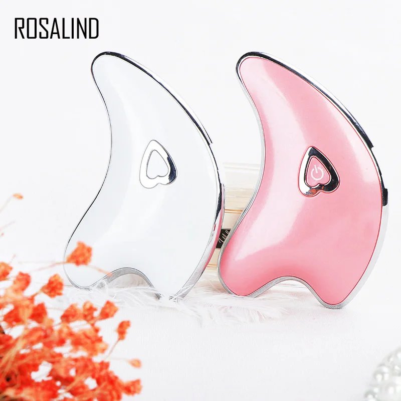 ROSALIND массажер для лица Guasha Electirc устройство подтяжки шеи USB перезаряжаемое