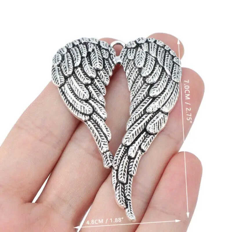 

Christmas Angel Wing Angel Heart Memorial Ornament Pendant For Decoration A Piece Of My Heart Is In Heaven Christmas Decoration