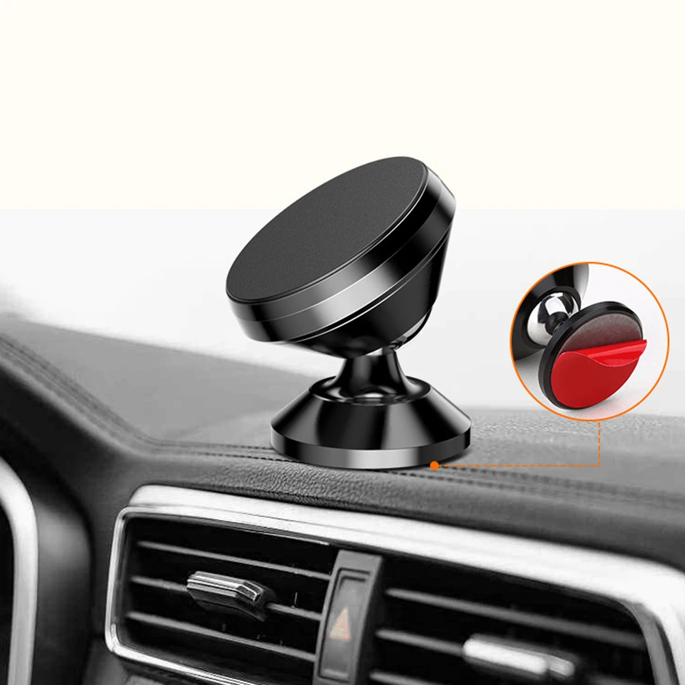 Автомобильный кронштейн сплав для телефона магнитное поглощение 360 градусов