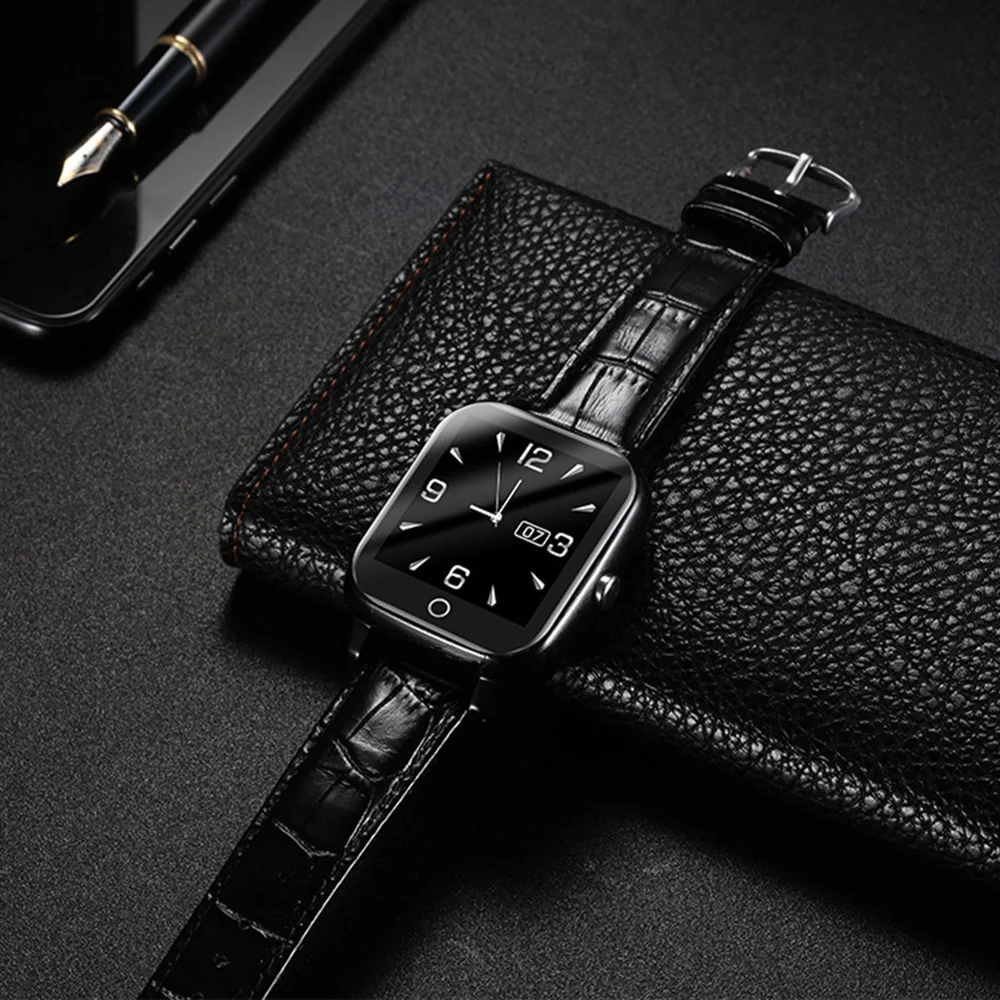 Умные часы для пожилых женщин и мужчин браслет с GPS будильником напоминанием о