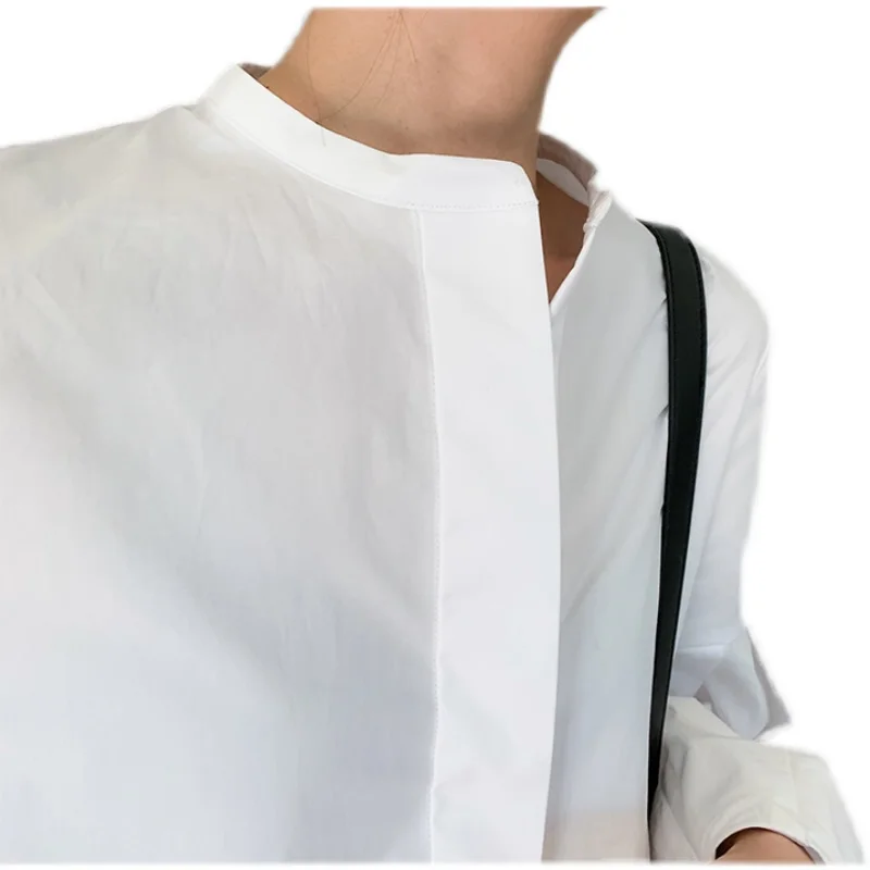 

XITAO Pleated Hem Dress Fashion New Women Full Sleeve Solid Color Minority Elegant Puff Sleeve Loose 2021 Summer Dress LDD1752