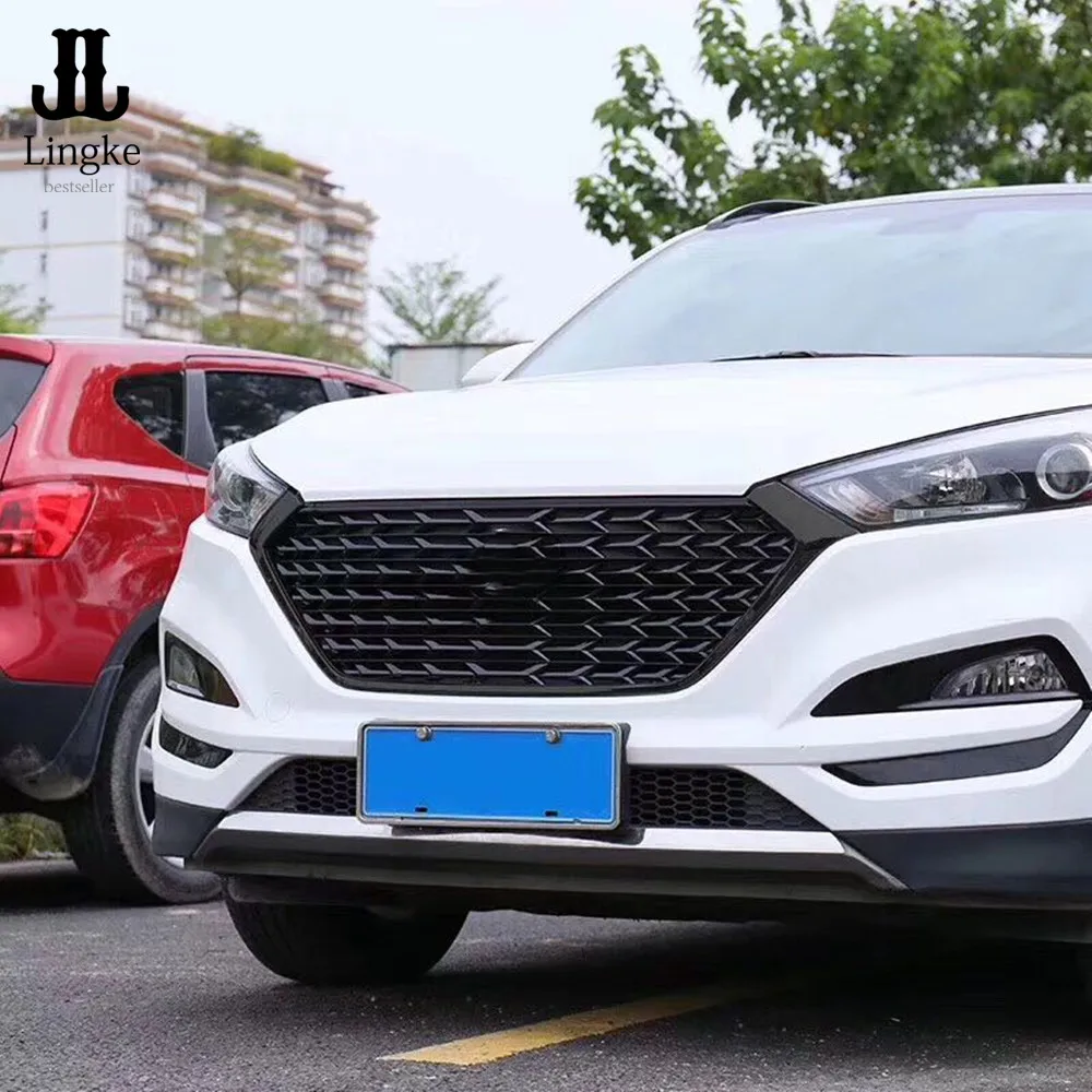 Для hyundai Tucson 2015-2018 FUSION гоночная решетка гриль Передняя Маска Крышка грили