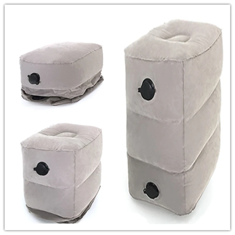 Надувная Регулируемая по высоте детская подушка для ног с двумя клапанами