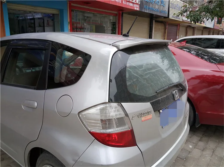 Спойлер для Honda Jazz YCKX 2008 2013 АБС пластик цвет заднего крыла автомобиля|Спойлеры и