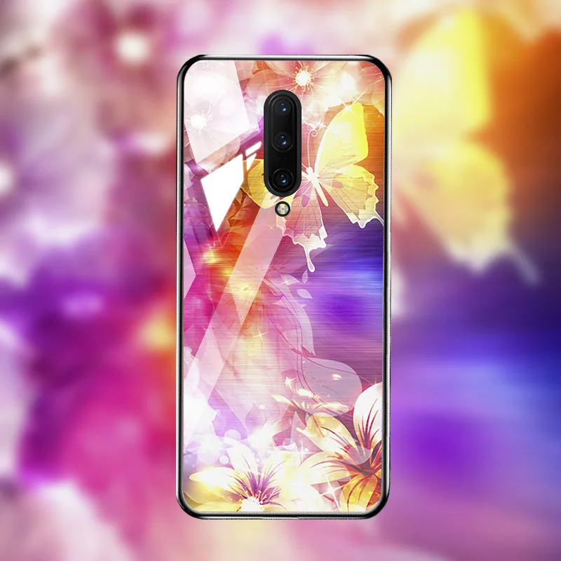 M026 Чехол из закаленного стекла для Oneplus 7T 7 Pro чехол s On для One plus 7T 7 Pro Чехол Coque Funda Bumper Coque для OnePlus 7 Pro - Цвет: M026