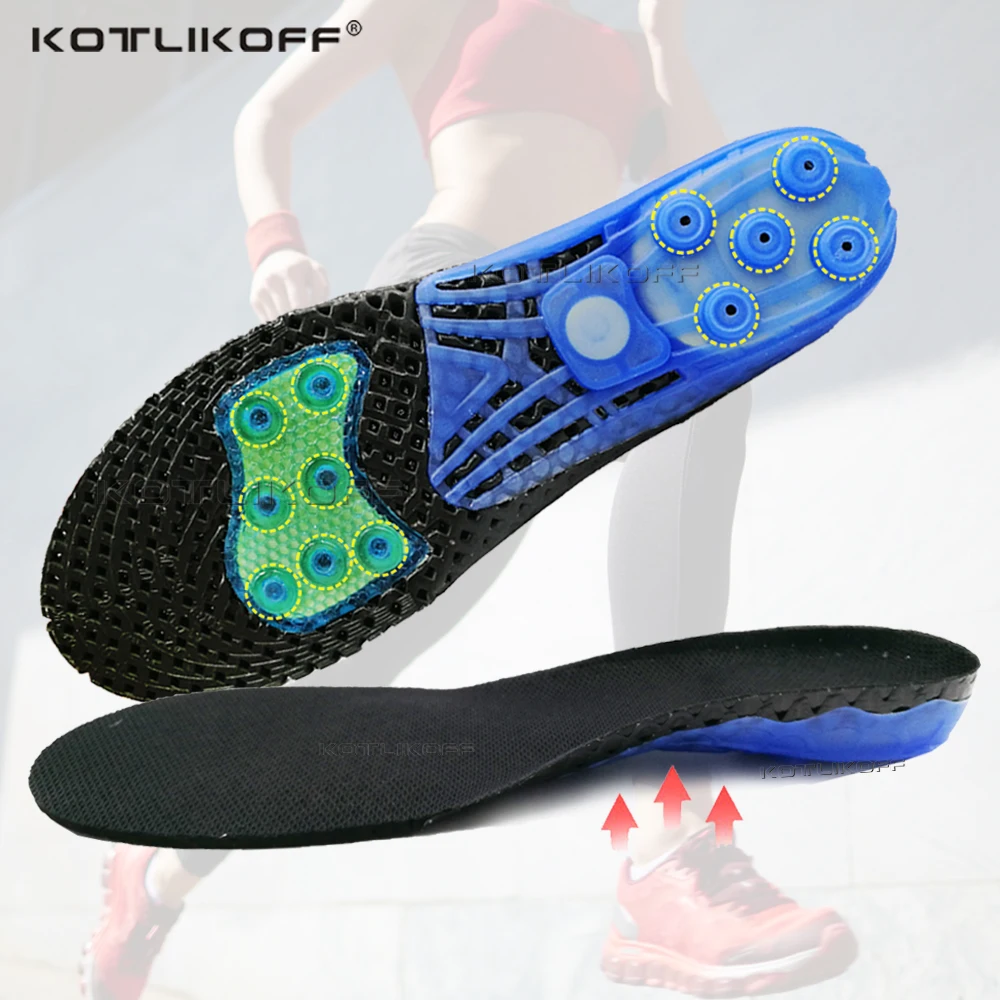 Running Sport Insoles For Shoes Super Shock-Absorbant Silicone Orthopedic Insole Arch Support Foot Pain Relieve Pad Inserts | Обувь