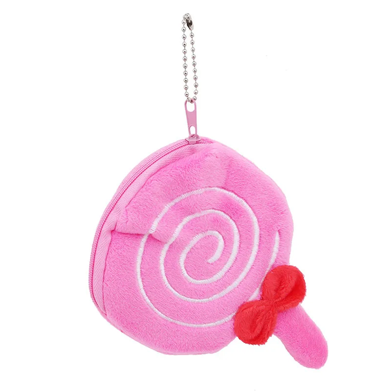 

New Lollipop Pattern Coin Purse Lovely Small Bag Coin Pouch Money Holder Birthday Party Gifts for Children Mini Wallet 4 Colors