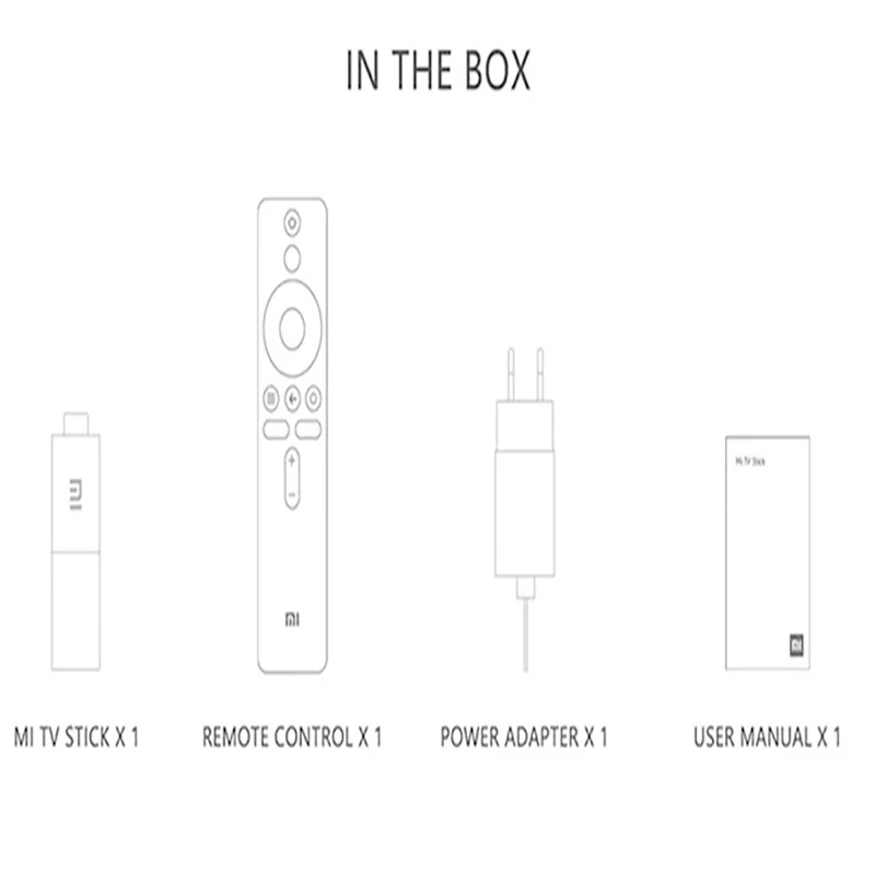 

Xiaomi Mi TV Stick Global Version Android TV 9.0 4-core 1080P HD Dual Decoding 1GB RAM 8GB Google Assistant Netflix Wifi 5