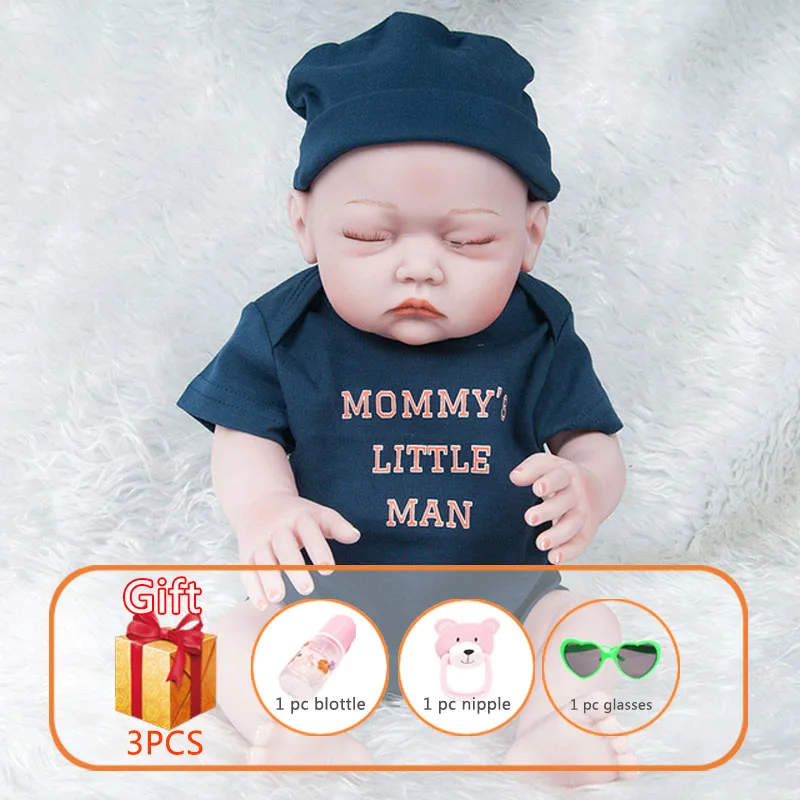 U009 20 дюймов Новорожденные куклы Reborn Baby реалистичные мягкие силиконовые реалистичные куклы ручной работы для малышей игрушки для детей Подарки - Цвет: U009