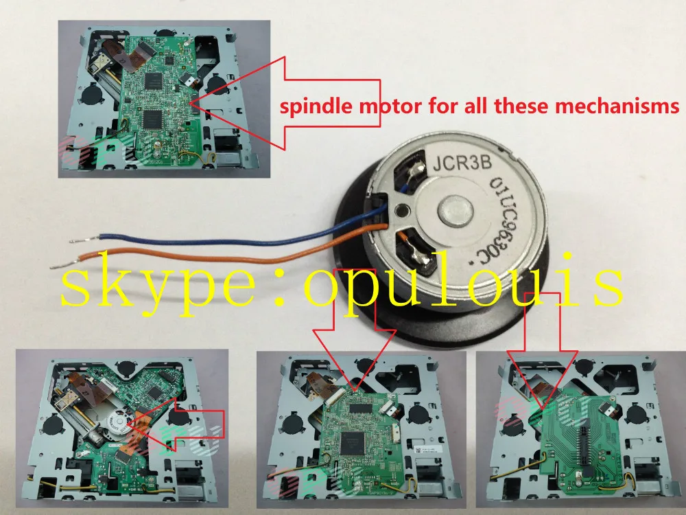 Двигатель шпинделя Matsushita DC JCR3B для автомобильного CD механизма Toyota Opel mercedes
