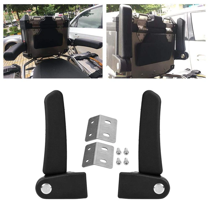Motorcycle Rear Tail Case Luggage Box Passenger Armrest + Backrest Cushion Back Pad for Bmw F 800 Gs Adv / R 1200 Adventure |