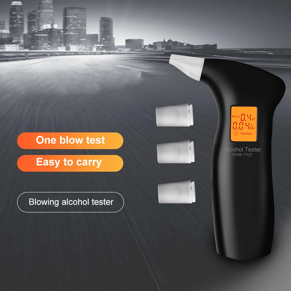 Профессиональный Алкотестер с ЖК дисплеем устройство для точного измерения