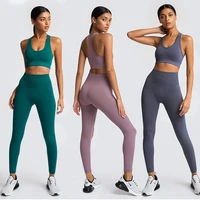 fitness sets sportswear gym clothing workout clothes seamless yoga set female sports suit women active wear 2 piece leggings