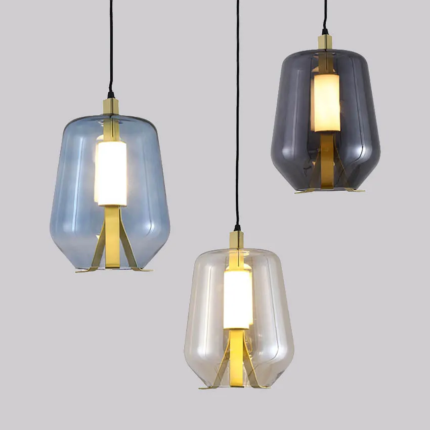 Подвесная лампа Luisa в скандинавском стиле дизайнерский стеклянный светильник