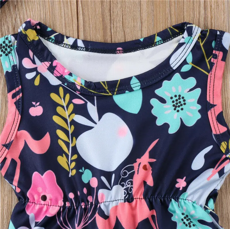 

Cute Newborn Toddler Baby Girl Clothes Lace Floral Romper Bodysuit Outfits 0-24M