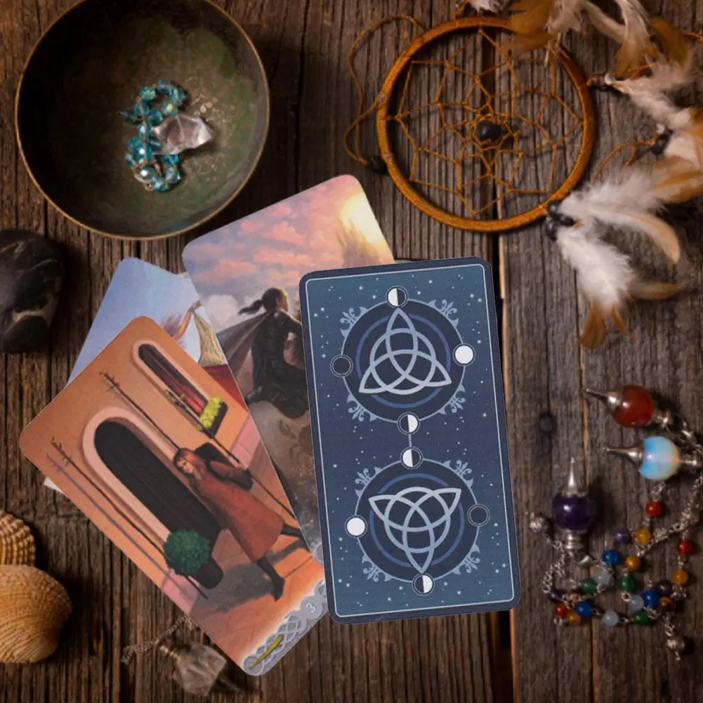 78 шт./компл. карты Таро английская версия тройной богиня карточная игра Гадания и