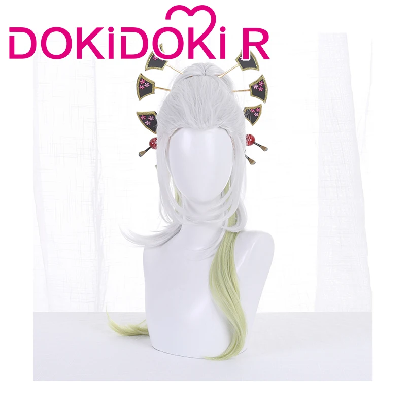 Женский парик для косплея DokiDoki истребитель демонов из аниме демонов: Kimetsu no Yaiba