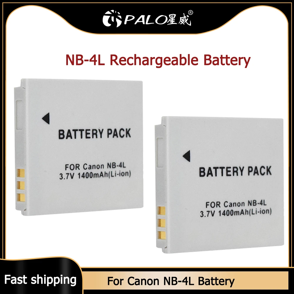 PALO NB-4L NB4L NB 4L Перезаряжаемые Батарея объектива Цифрового Фотоаппарата Canon IXUS 30 40 50