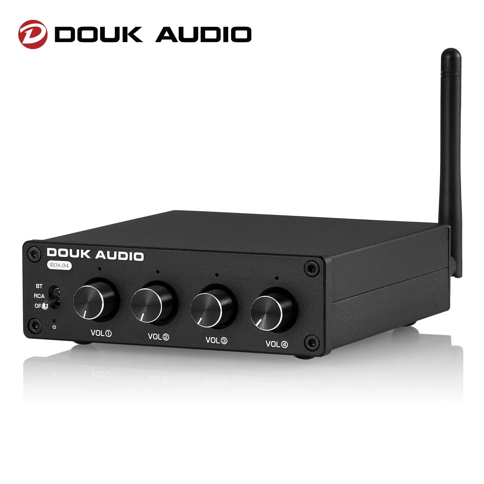 Дук аудио hi-fi мини Bluetooth 5 0 стерео цифровой предусилитель приемник 4-полосная RCA