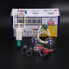 Вакуумный аппарат, 6 банок, китайские вакуумные чашки банок, магнитная терапия, расслабляющий массаж тела, всасывающий насос, массажная чашка