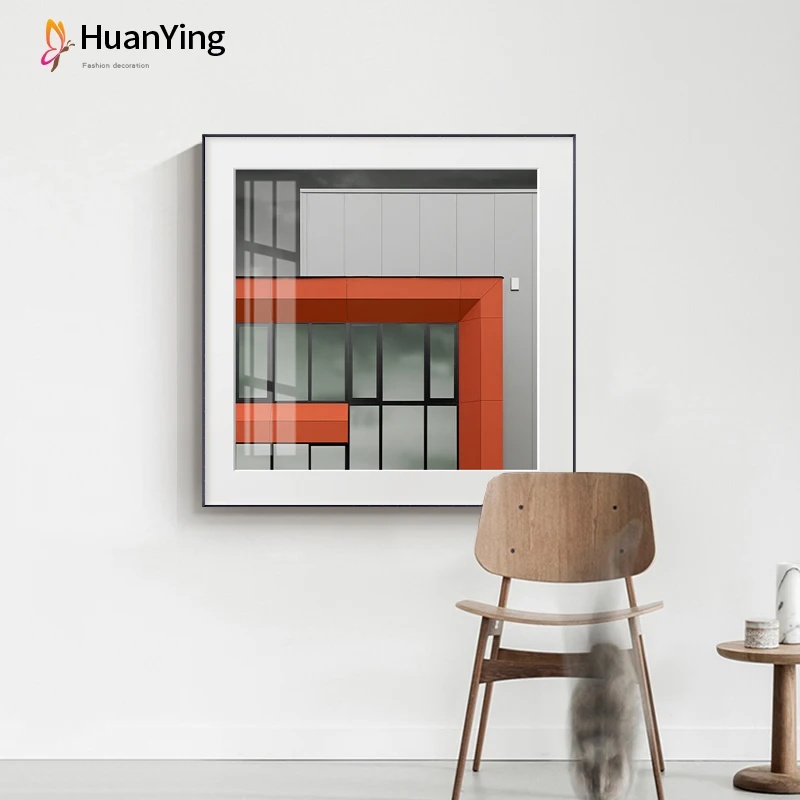 

Modern structure Canvas Painting Posters and Prints Square Home Decor Wall Art bulding Picture for Living Room Bedroom no frame