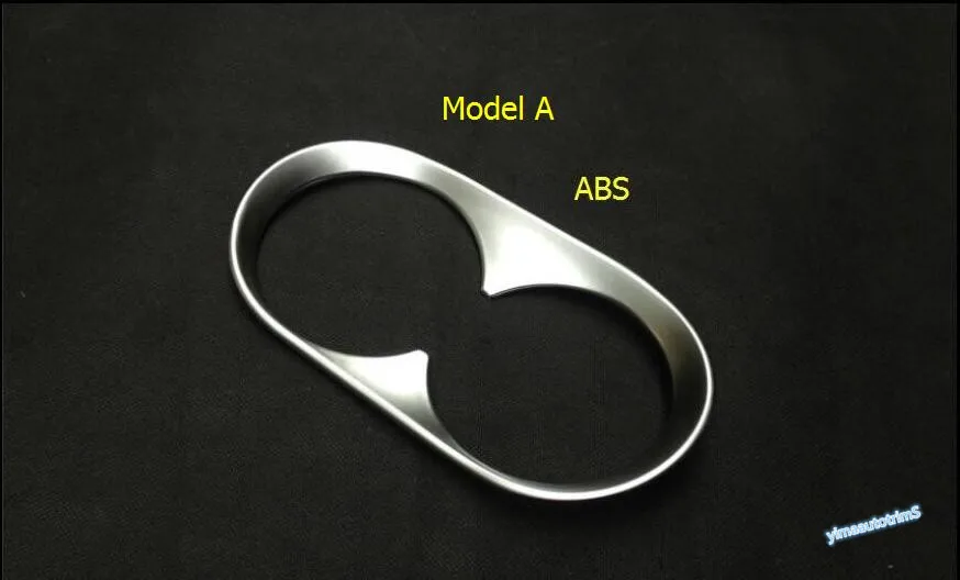 Yimaautoпланки Аксессуары для Mazda 3 ABS держатель стакана воды+ Переключение передач шестерни панель украшения крышка отделка - Цвет: Model A