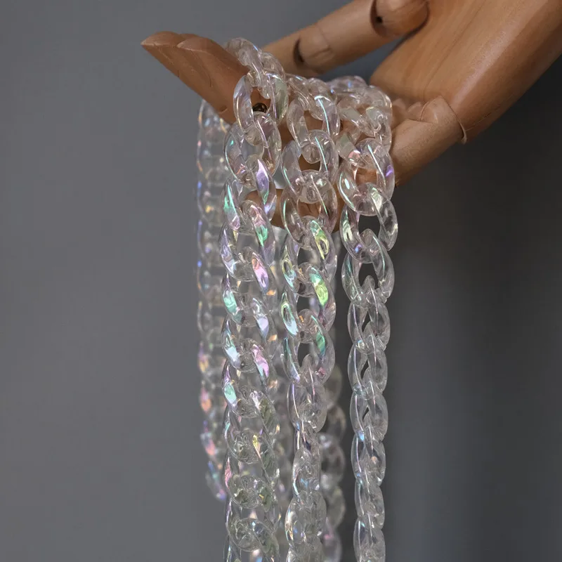 

Acrylic Resin Chain Bag Strap for Handbags Detachable Replacement Shoulder Strap Bag Accesories Parts Light Transparent Belt