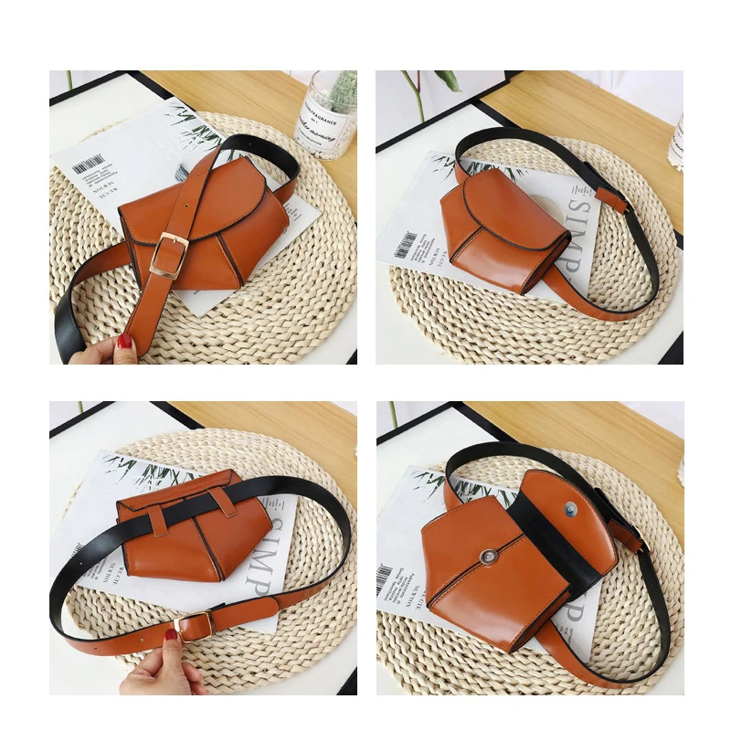 Поясная Сумка для женщин Винтажная сумочка на пояс со змеиным принтом модный