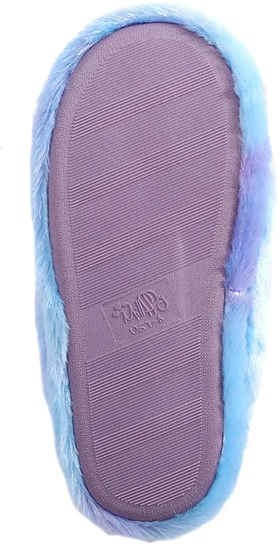

Plush Soft Fuzzy Animal Slippers Womens Slippers Rainbow Sloth Foot Pals for Kids, Cozy Children's Slippers