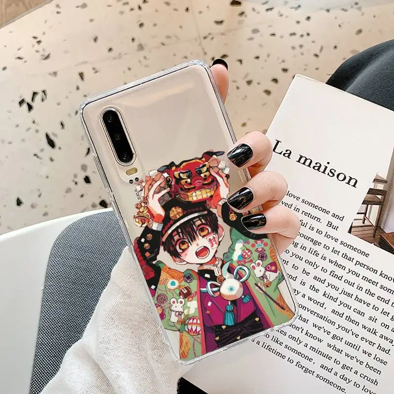

Jibaku Shounen Hanako kun Phone Cases Transparent for Samsung A71 S9 10 20 HUAWEI p30 40 honor 10i 8x xiaomi note 8 Pro 10t 11