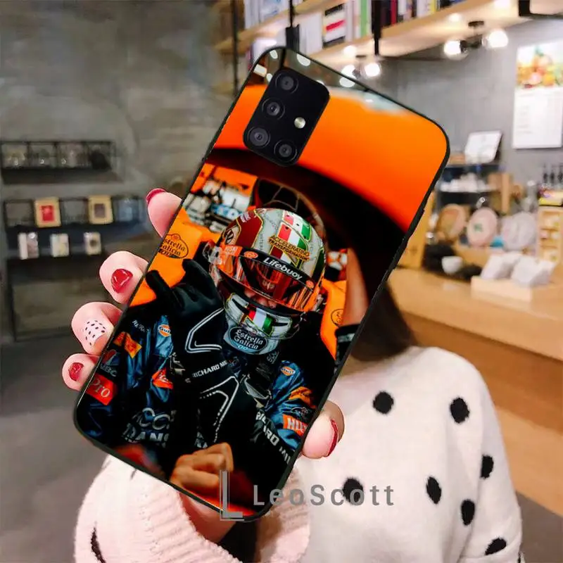 

Racing-Lando-Norris Phone Case For Samsung A40 A50 A51 A71 A20E A20S S8 S9 S10 S20 Plus note 20 ultra 4G 5G