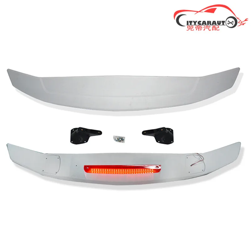 CITYCARAUT EXTERIOR AUTO ACCESSORIES Spoilers Wings REAR SPOILER FIT FOR HONDA CIVIC 2016-18 BASIC COLOR SPOLIER WITH BRAKE LED |