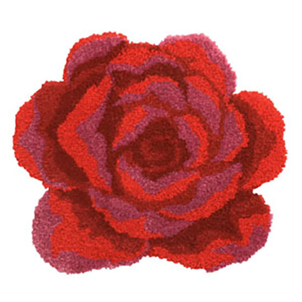 

Набор для ковровых изделий для взрослых, набор с крючком-защелкой, холщовая вышивка с узором, хобби и вышивка, набор с цветами для гобеленов