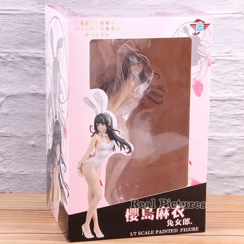 Sakurajima Mai Seishun Buta Yarou Wa Bunny Girl Senpai ПВХ Коллекционная Фигурка 1/7 масштаб окрашенная аниме модель игрушки